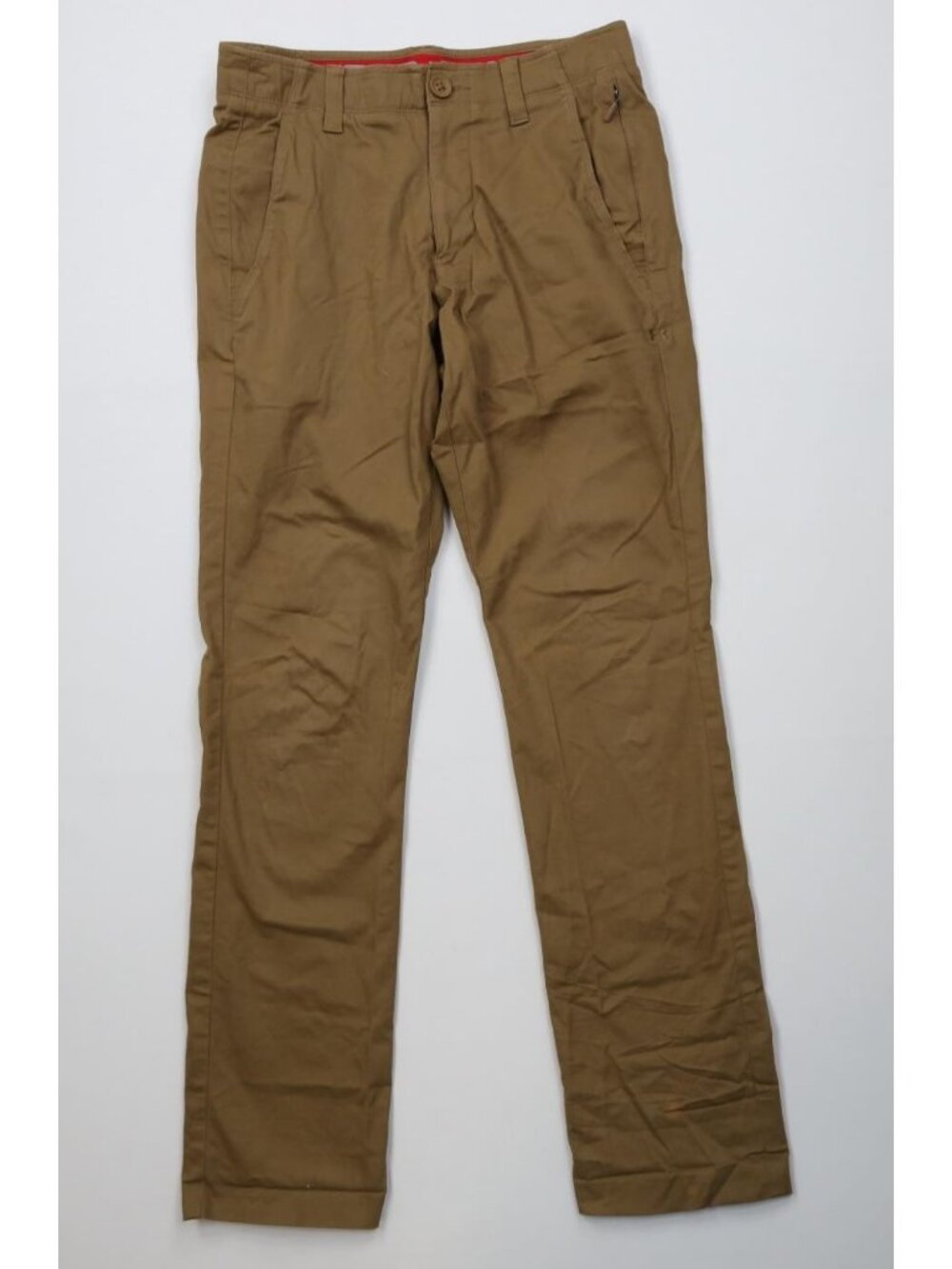 Discontinued Under Armour Mens 30x32 Performance Tapered Leg Chino Pants Brown